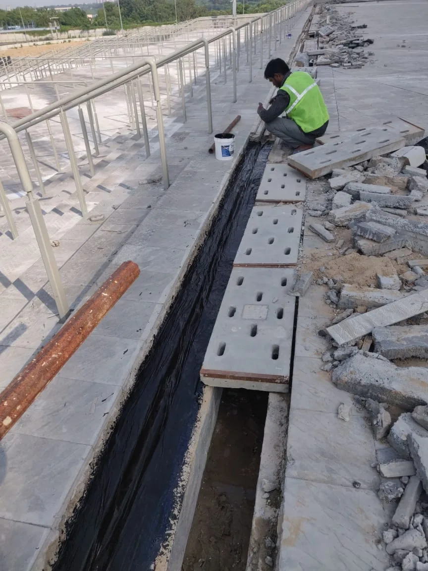 Expansion joint waterproofing