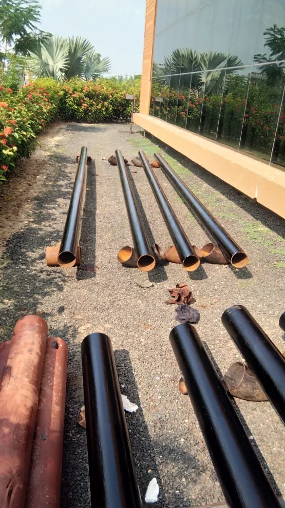 Underground pipe corrosion protection coating