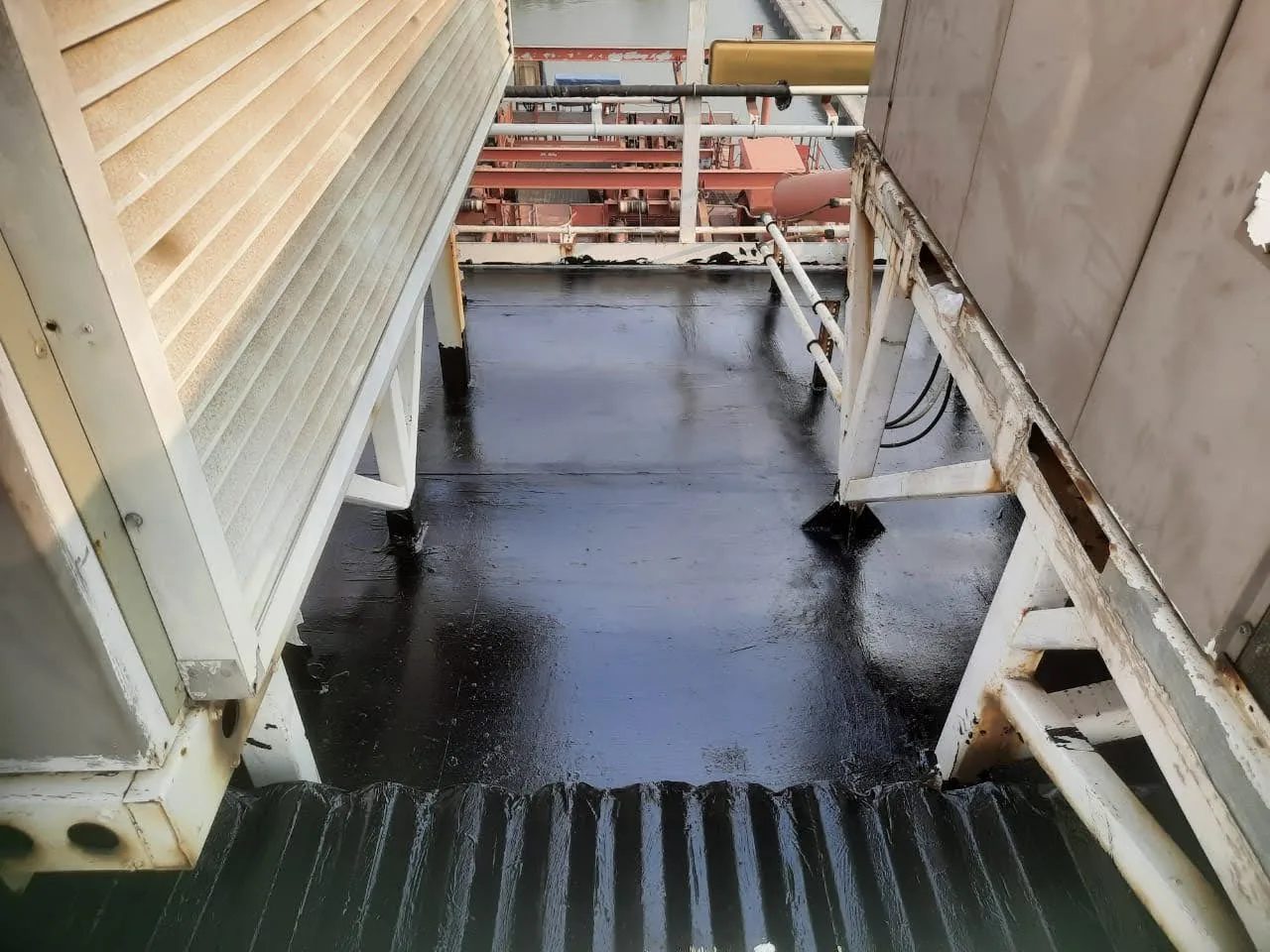 Port structure corrosion protection and waterproofing