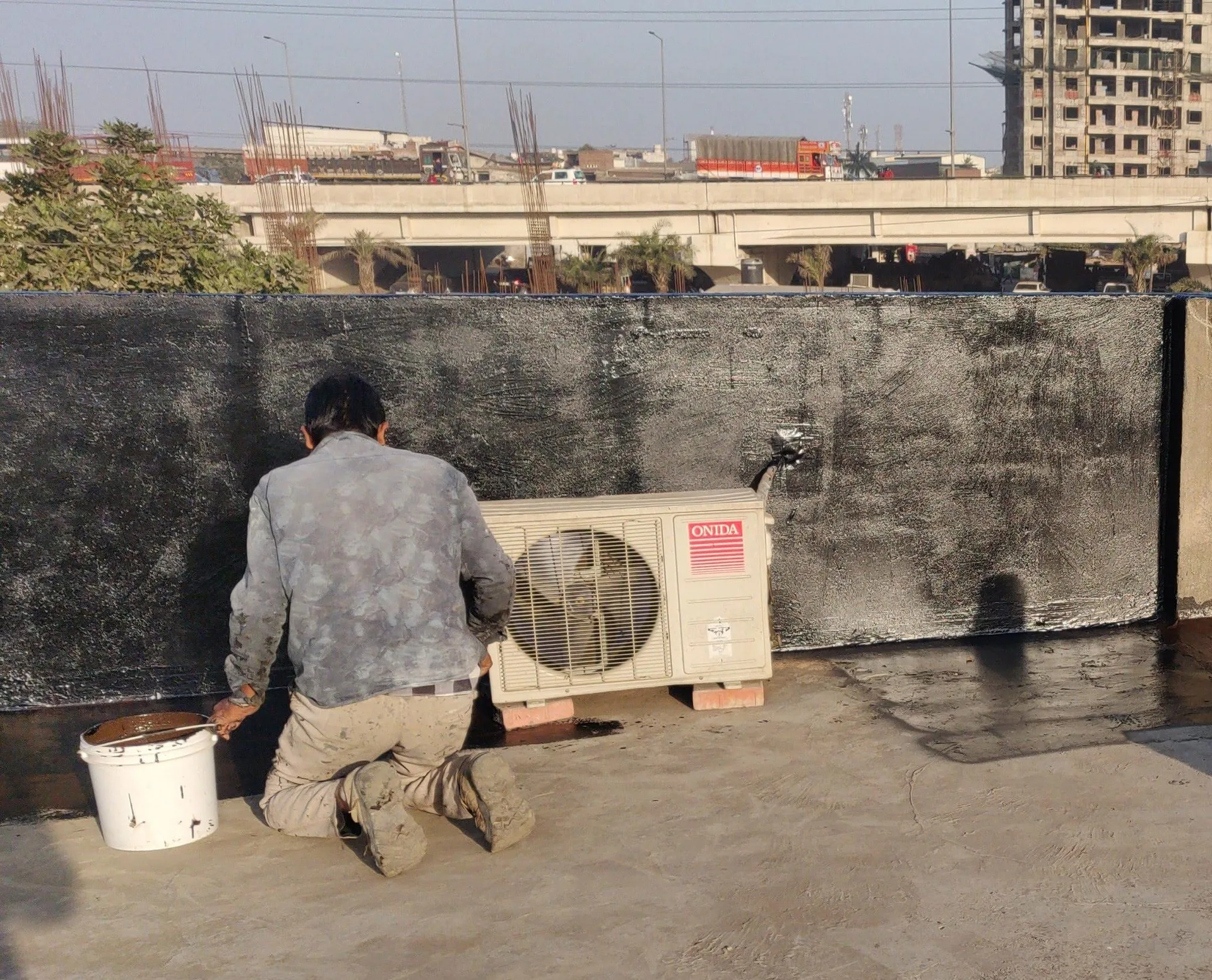 Vertical Wall Waterproofing