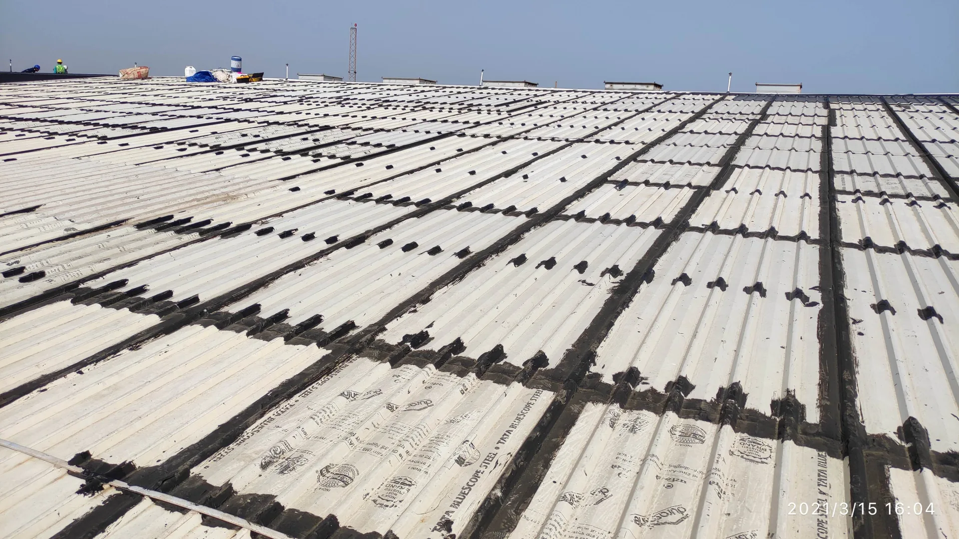 PEB Roof Joints Waterproofing