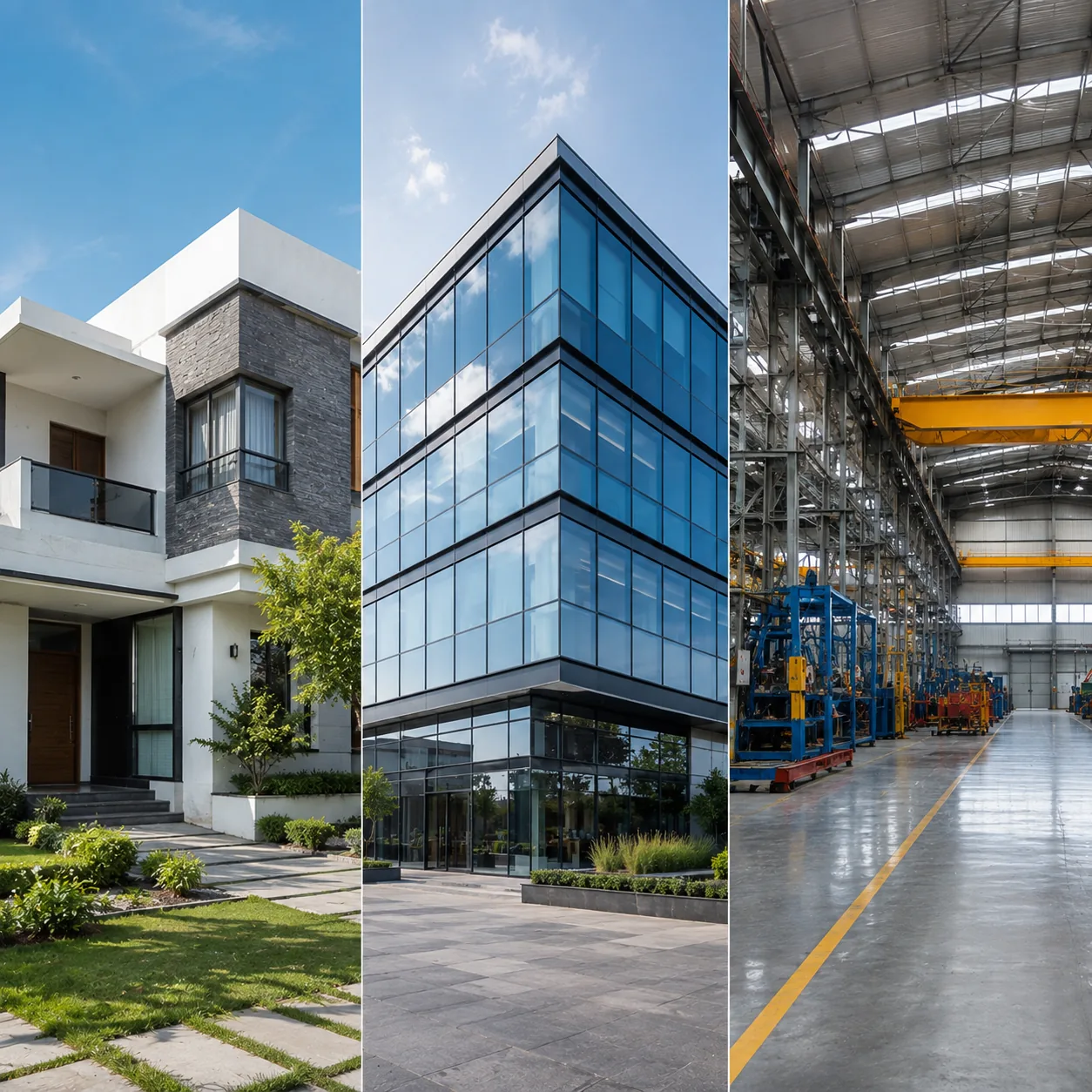 BaseLar liquid rubber applied on a residential, commercial and industrial construction site
