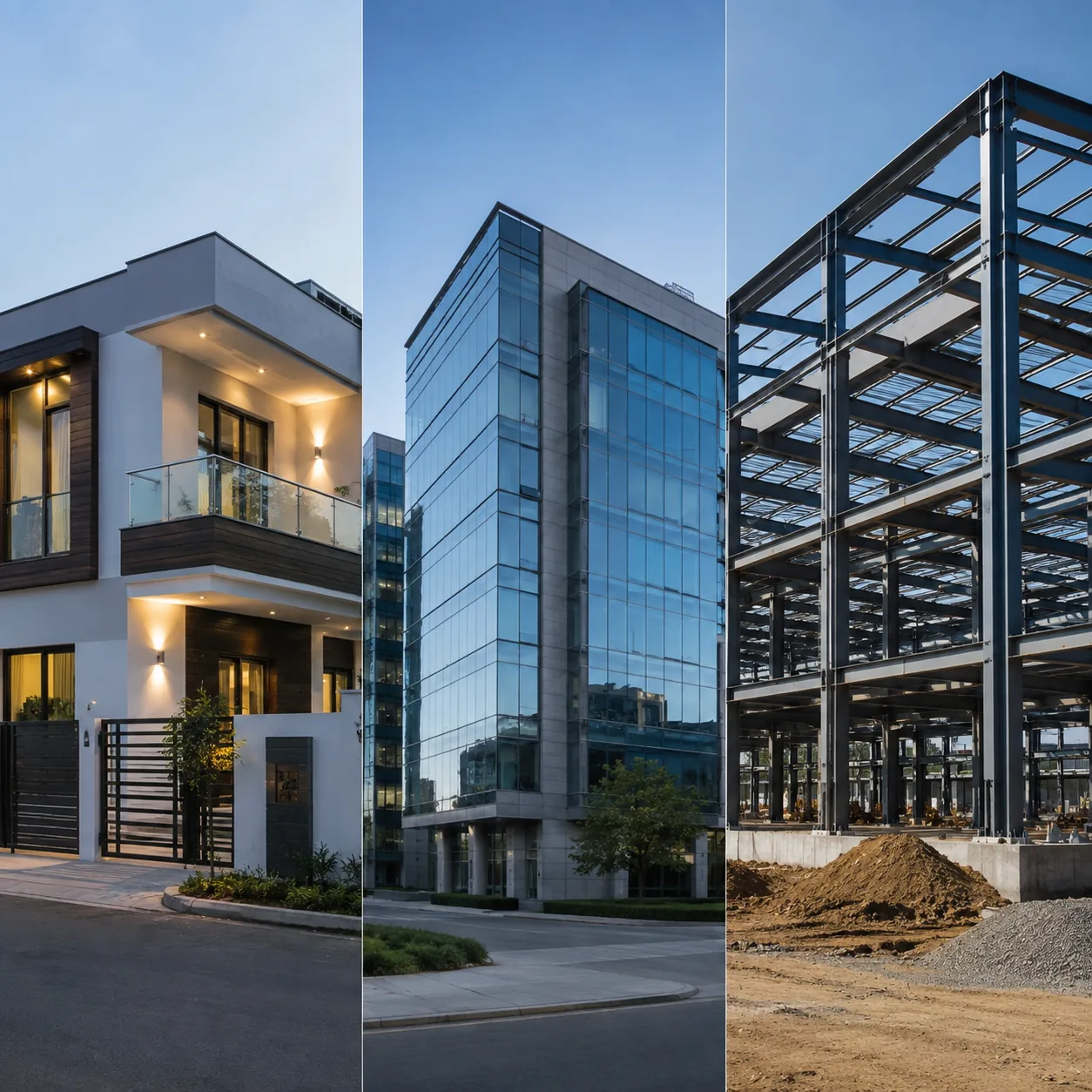 MetLar liquid rubber applied on a residential, commercial and industrial construction site